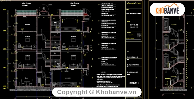 Bản vẽ autocad,bản vẽ biệt thự,mẫu nhà phố,nhà mặt phố,thiết kế nhà phố,bản vẽ nhà 4 tầng