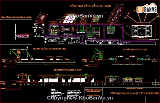 Bản vẽ quy hoạch cảng,thiết kế cảng,thiết kế quy hoạch cảng