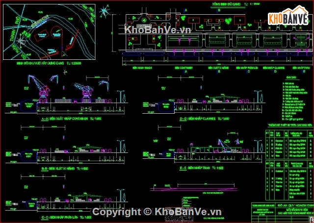 Bản vẽ quy hoạch cảng,thiết kế cảng,thiết kế quy hoạch cảng