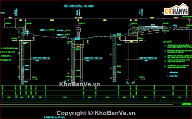 Dwg Bản vẽ cầu tạm  Cầu Bailey  Powered by Discuz