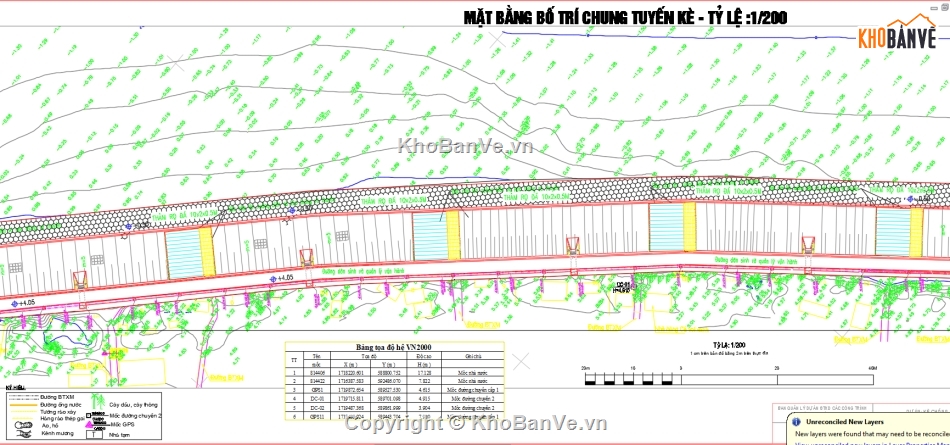 thiết kế kè,kè biển,kè cừ ván,cad kè biển cừ ván,SW400A,thiết kế kè biển trọn bộ