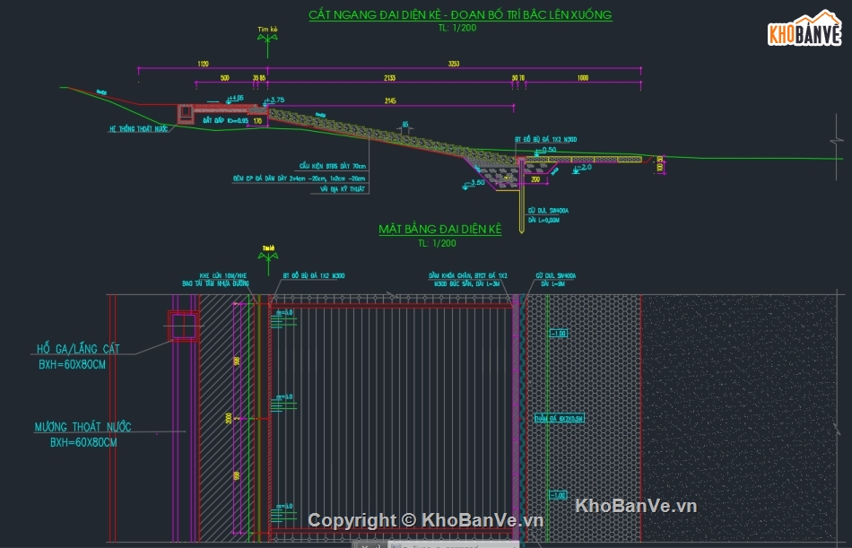 thiết kế kè,kè biển,kè cừ ván,cad kè biển cừ ván,SW400A,thiết kế kè biển trọn bộ