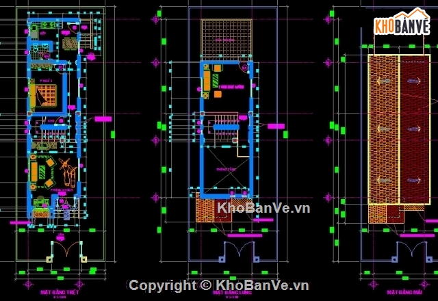 nhà 2 tầng đẹp,bản vẽ nhà 2 tầng,nhà 2 tầng mái lửng,nhà 2 tầng 4x15.5m,thiết kế nhà 2 tầng