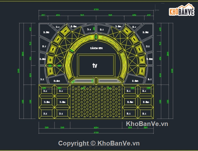 Thiết kế nội thất,nội thất phòng hát,phòng thu âm,file cad nội thất phòng hát,file cad phòng thu âm