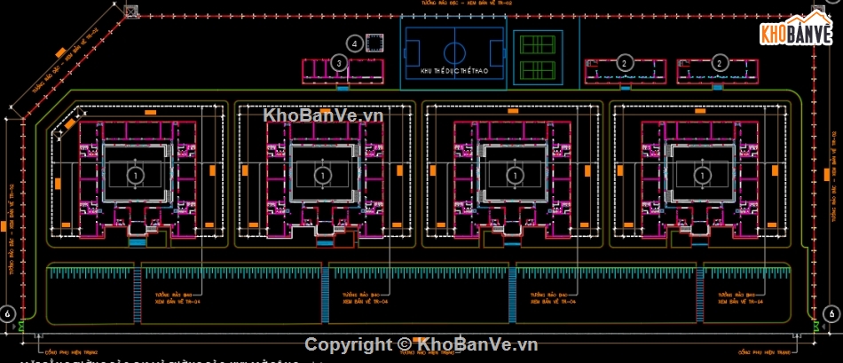 bản vẽ khu nhà ở cho nhân viên,hạng mục phụ trợ,tường rào,san nền,nhà ở xã hội