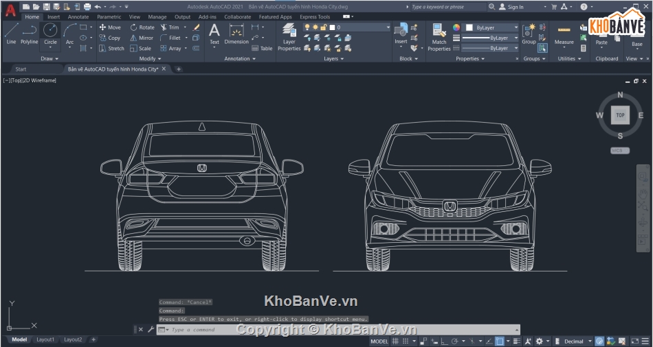 Bản vẽ Autocad Honda City,honda city,honda crv,honda hrv,Honda City RS