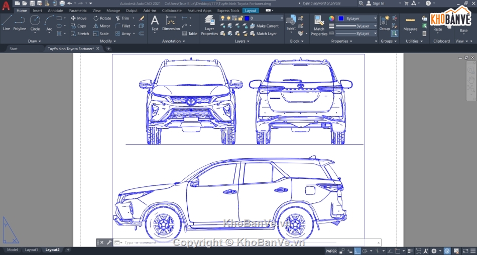 tuyến hình Toyota Fortuner,Autocad tuyến hình Toyota Fortuner,tuyến hình Toyota Yaris,tuyến hình Toyota Hilux,treo toyota fortuner