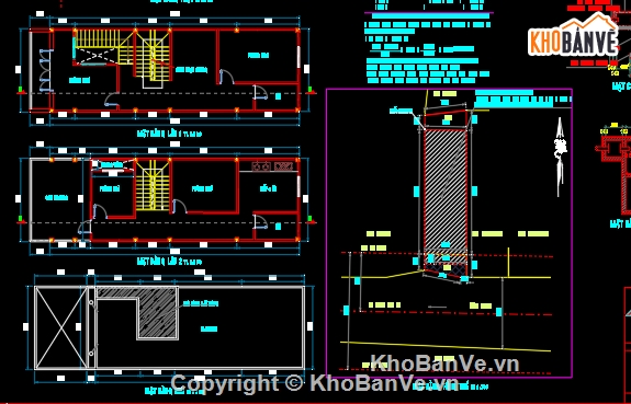 Bản vẽ nhà phố,nhà phố cad,bản vẽ cad nhà phố,bản vẽ xin phép nha phố