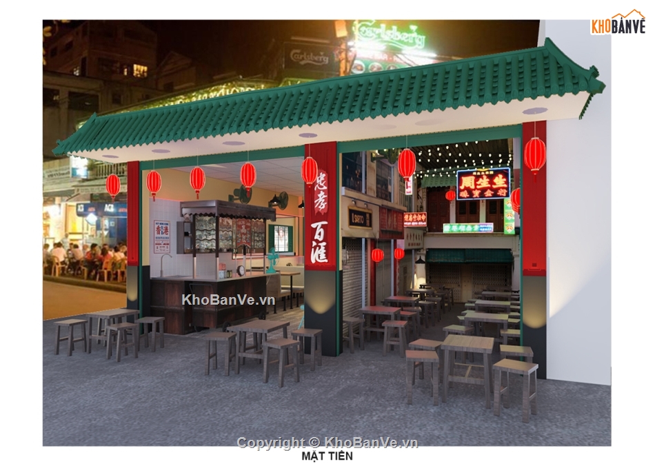 #hongkong,#3dsmax cafe,#ban ve quan cafe nho,#chau tinh tri,#model xe hu tiu mi,#model xe mi tau