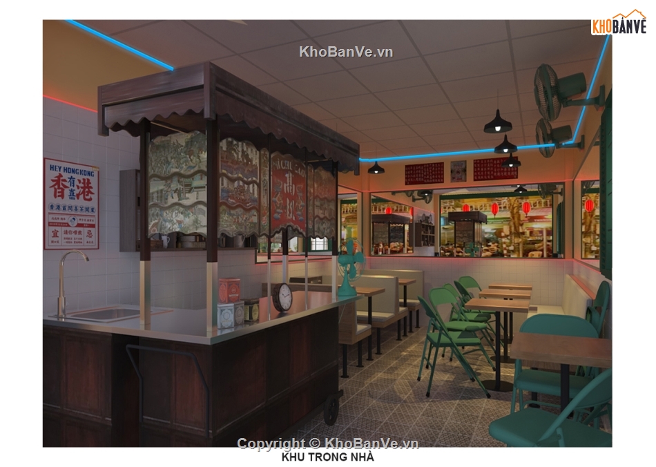 #hongkong,#3dsmax cafe,#ban ve quan cafe nho,#chau tinh tri,#model xe hu tiu mi,#model xe mi tau