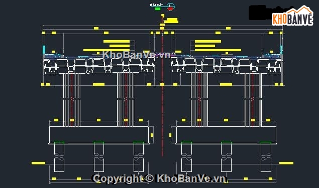 bản vẽ,bản vẽ cầu 4 nhịp