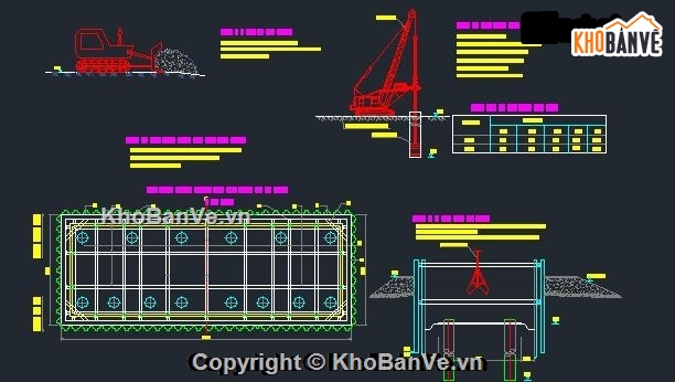 bản vẽ,bản vẽ cầu 4 nhịp