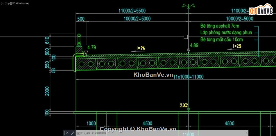 cầu dầm,bản vẽ cầu dầm,file cad cầu dầm
