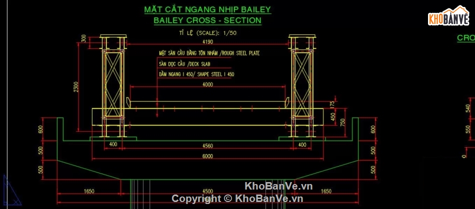 hồ sơ cầu,cầu dàn thép,cầu dàn Bailey
