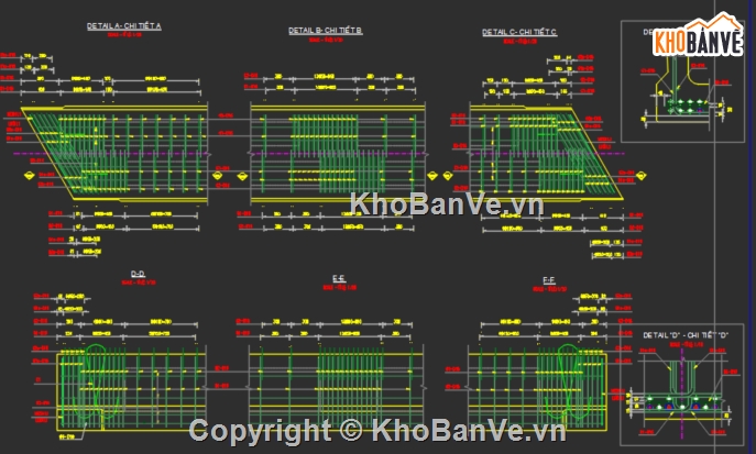 cầu đường,bản vẽ cầu đường,cầu dầm,bản dầm