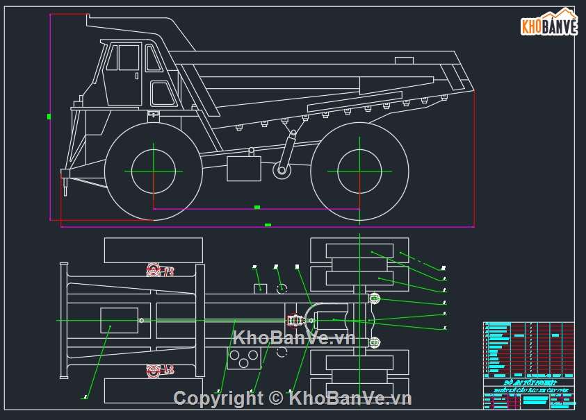 Bản vẽ cầu xe,Xe tải kéo 773E,Bản vẽ cầu xe xe tải kéo 773E,Xe 773 E,Cầu chủ động xe 773 E