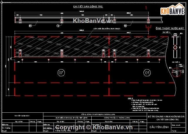 chi tiết cấu tạo,chi tiết thi công,kết cấu chi tiết,bản vẽ kết cấu cầu,thiết kế cầu