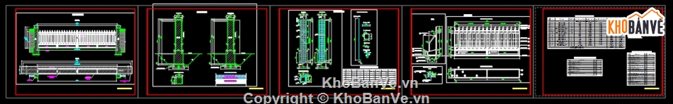 bản vẽ cổng sắt,bản vẽ cổng 2 cánh,bản vẽ cổng đẩy,cổng tường rào,cổng cơ quan
