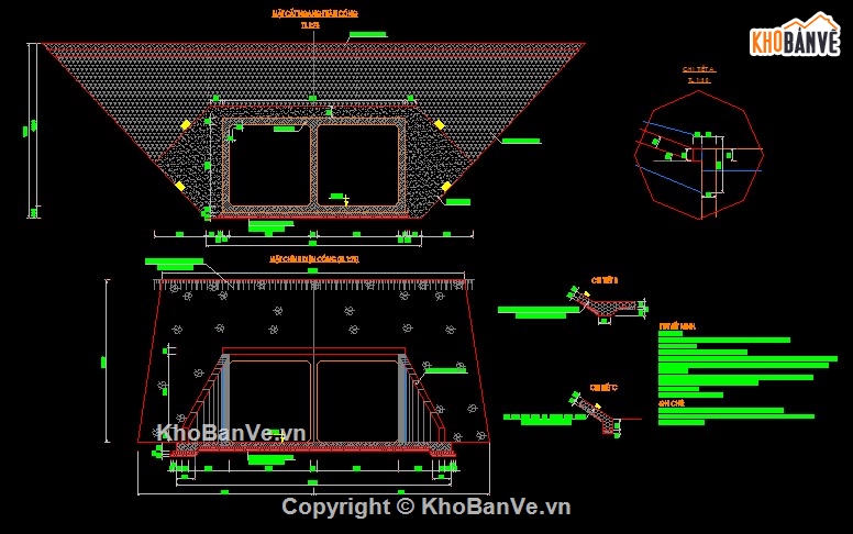 Bản vẽ cống hộp 2x3.5x3.5,cống hộp,Bản vẽ chi tiết cống hộp