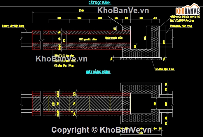 rãnh thoát nước,rãnh btct,rãnh chịu lực,thoát nước đường giao thông,thoát nước đô thị