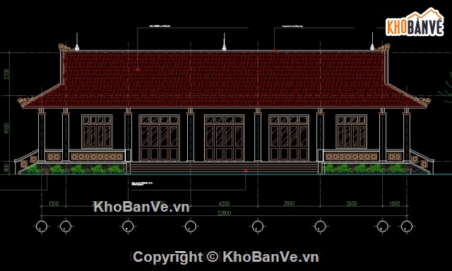 thiết kế sân vườn,di tích lịch sử,Nhà trưng bày lịch sử Đảng bộ,cad bản vẽ nhà bao  tàng