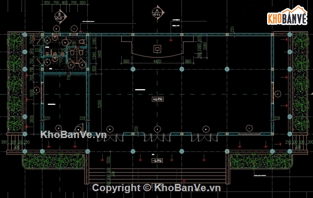 thiết kế sân vườn,di tích lịch sử,Nhà trưng bày lịch sử Đảng bộ,cad bản vẽ nhà bao  tàng