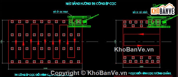 bản vẽ ép cọc,bản vẽ,ép cọc,thi công ép cọc