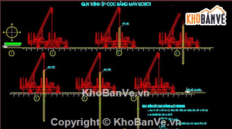 bản vẽ ép cọc,bản vẽ,ép cọc,thi công ép cọc