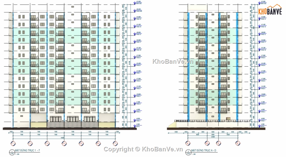 Revit chung cư,Chung cư,đồ án chung cư