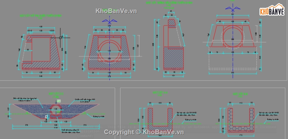 Bản vẽ,Cống D125,Thoát nước