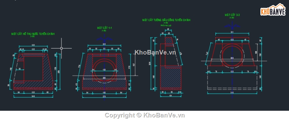 Bản vẽ,Cống D125,Thoát nước