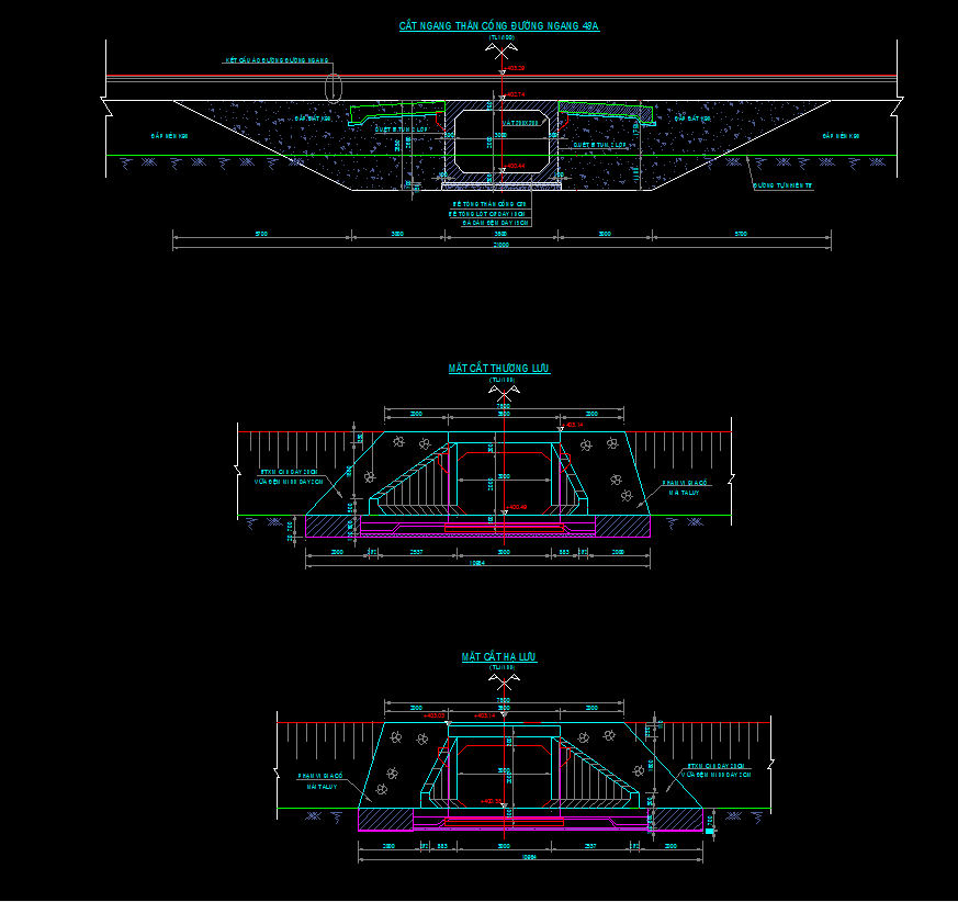 Bản vẽ cống hộp,Bản vẽ cad cống hộp,cống hộp