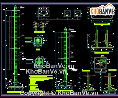 Bản vẽ cổng,Bản vẽ cổng trường học,File cad cổng trường,Dự toán cổng trường