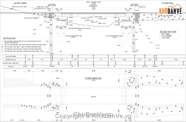 Bản vẽ,Bản vẽ cầu dầm