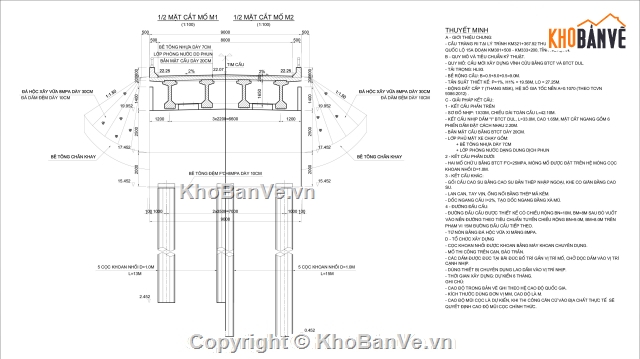 Bản vẽ,Bản vẽ cầu dầm