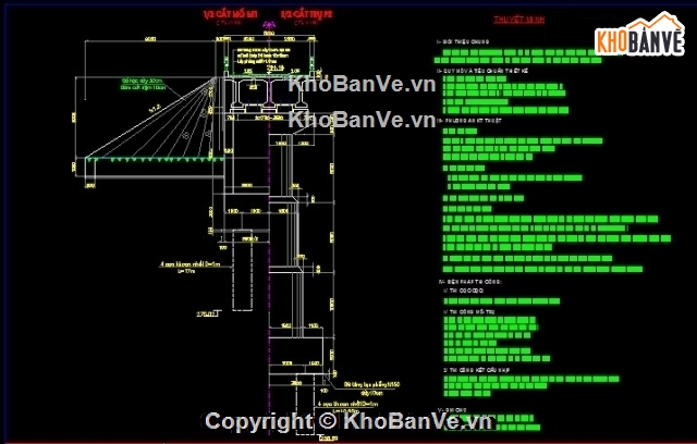 Bản vẽ,Bản vẽ cầu dầm,cầu dầm T