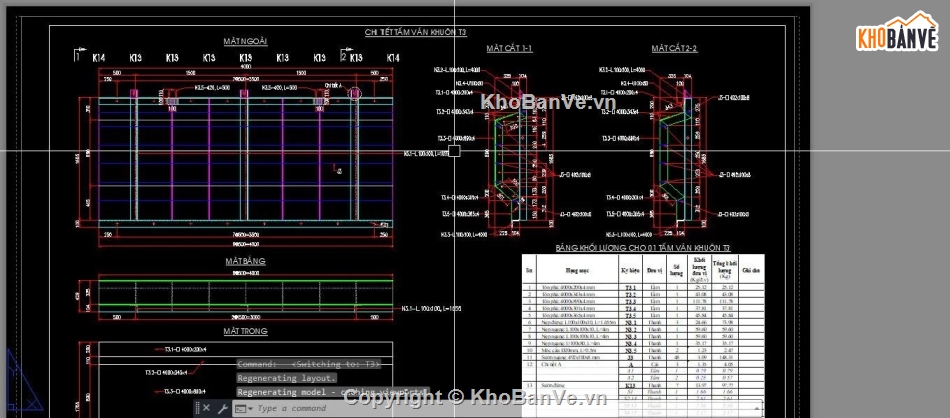 Bản vẽ dầm,Bản vẽ dầm I,dầm căng sau,dầm I 33m