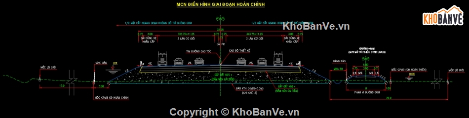 Điển hình cao tốc,cao tốc Bắc Nam,bản vẽ điển hình