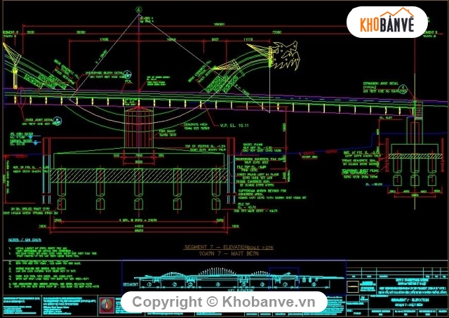 Bản vẽ cầu rồng,công trình cầu rồng,kết cấu công trình,cầu rồng