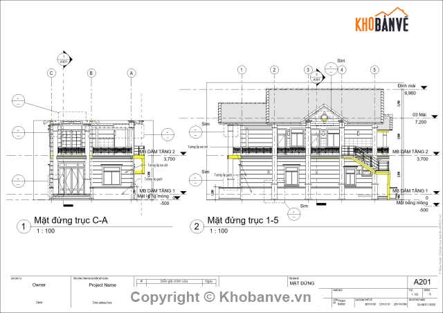 thiết kế nhà 2 tầng,Hồ sơ thiết kế nhà 2 tầng,bản vẽ revit nhà 2 tầng,mẫu nhà 2 tầng revit,thiết kế nhà 2 tầng revit