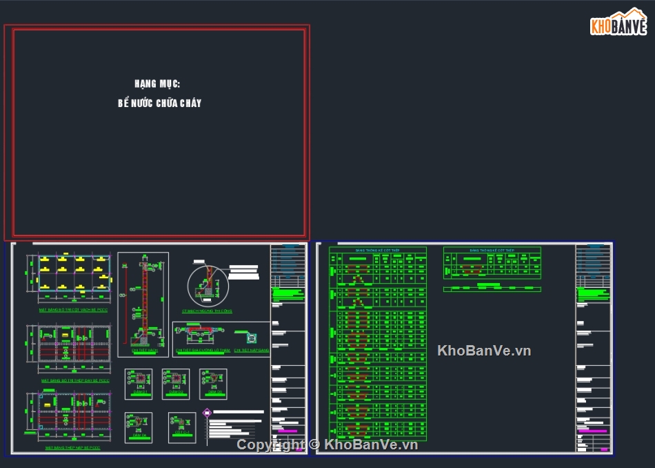 PCCC,bể nước ngầm,bể nước ngầm pccc