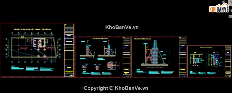 Bản vẽ biện pháp thi công phần thân chung cư,Bản vẽ biện pháp thi công,biện pháp thi công phần thân chung cư 17 tầng,Biện pháp thi công