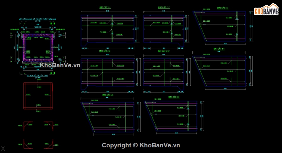 Bản vẽ,Bản vẽ hầm chui dân sinh,4