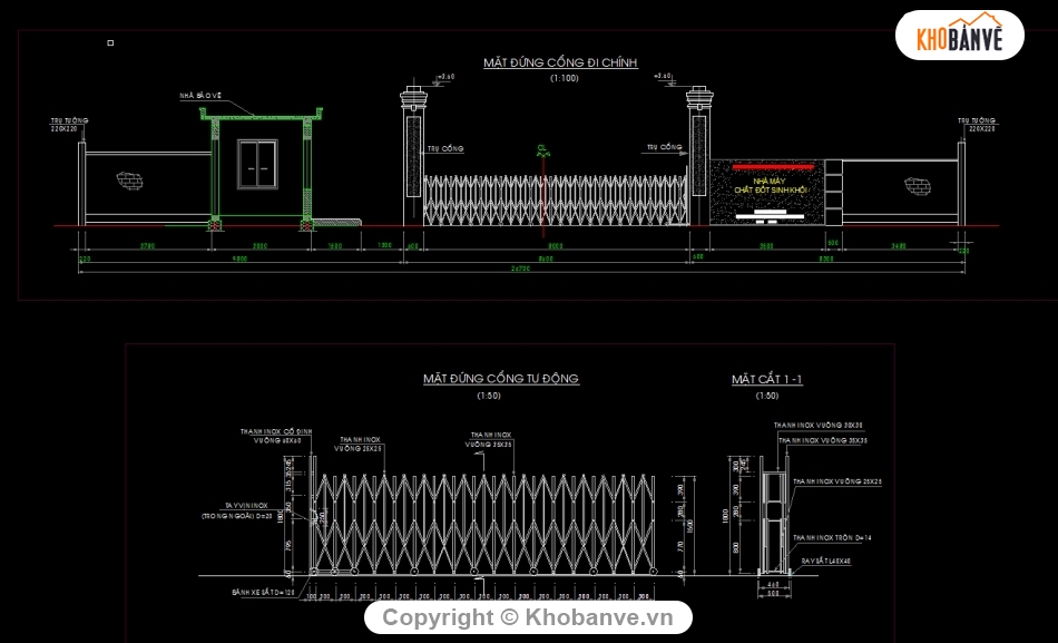 Hàng rào gạch xây,cổng nhà máy,Hàng rào nhà máy,file cad hàng rào nhà máy gỗ