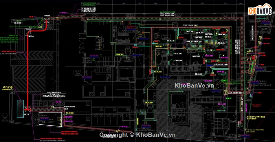 Cơ điện,phòng khám,điện,DHKK,bệnh viện,MEP