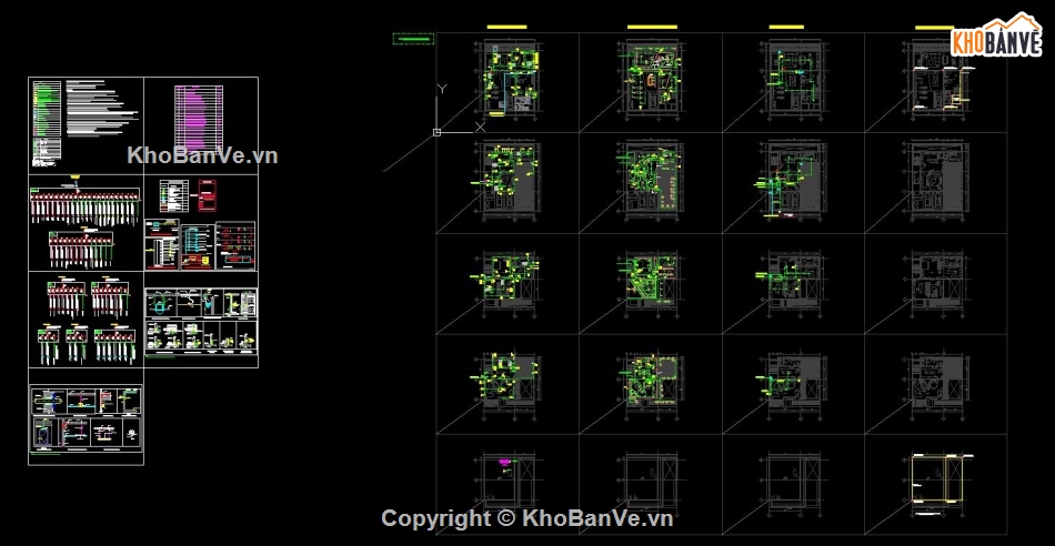 MEP,Bản vẽ me villa,Cơ điện villa