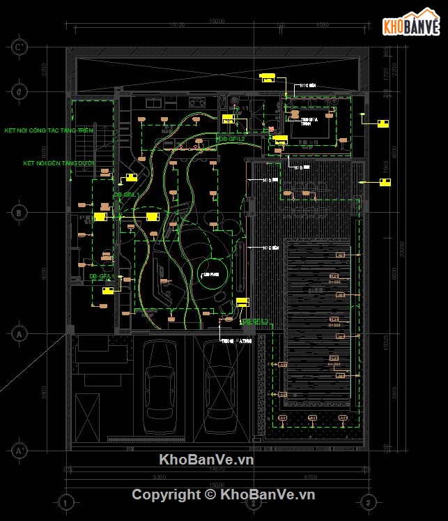 MEP,Bản vẽ me villa,Cơ điện villa