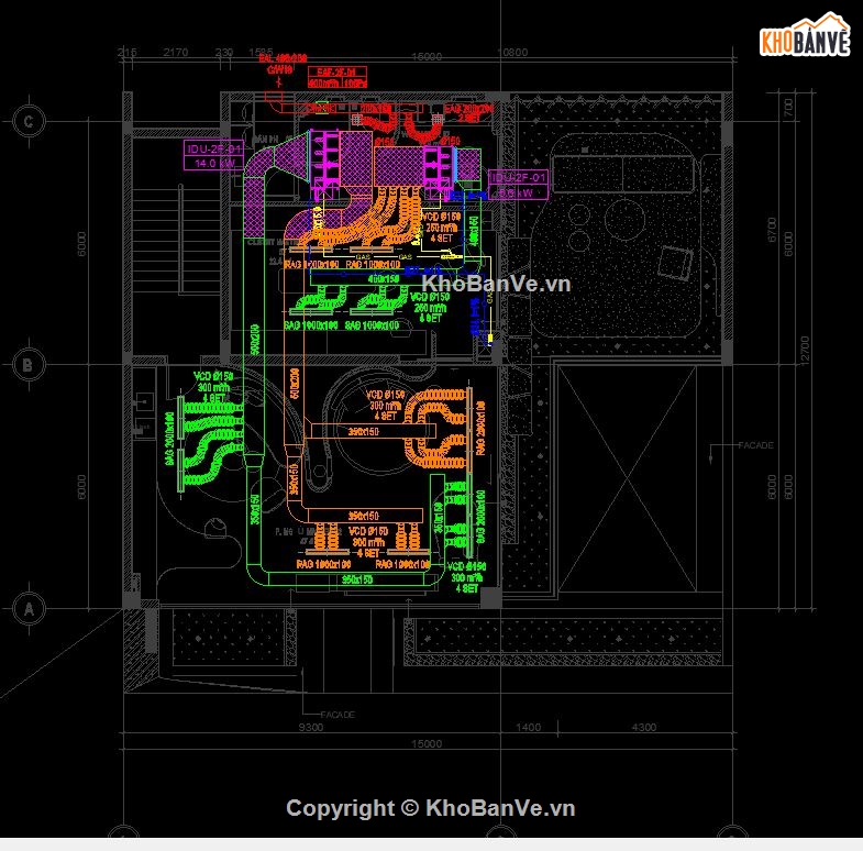 MEP,Bản vẽ me villa,Cơ điện villa