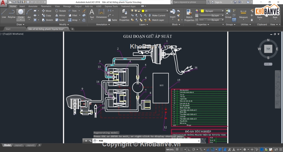 hệ thống phanh ABS,Bản vẽ cad hệ thống phanh,cad hệ thống phanh ABS,Bản vẽ hệ thống phanh,hệ thống phanh