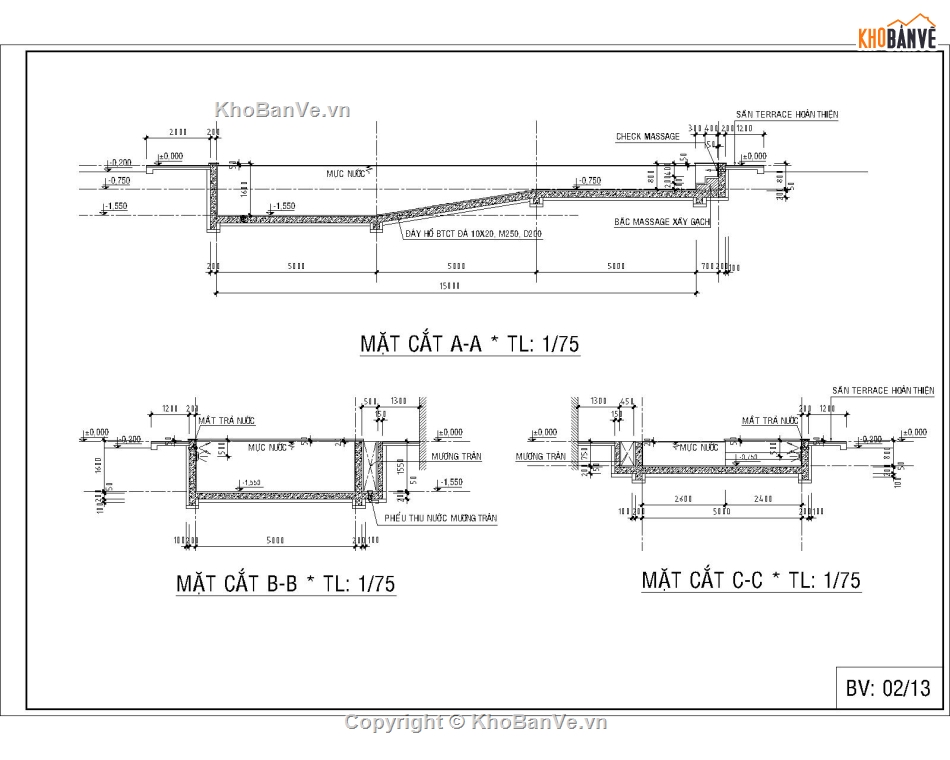Bản vẽ autocad hồ bơi,Bản vẽ Bể bơi,Thi cong ho boi,Xay dung ho boi
